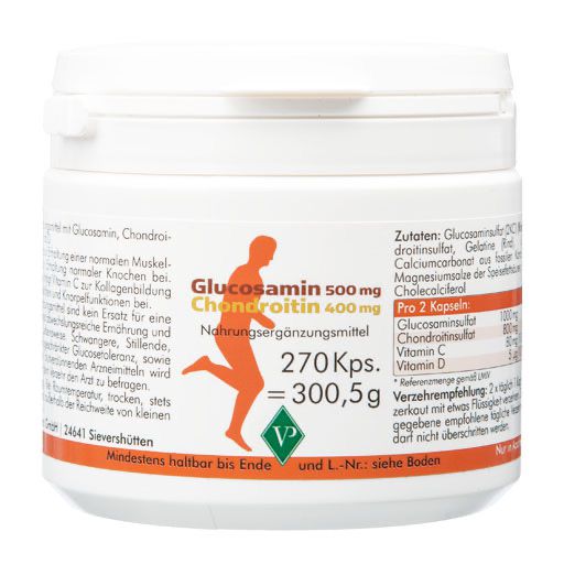 GLUCOSAMIN 500 mg+Chondroitin 400 mg Kapseln 270 St  
