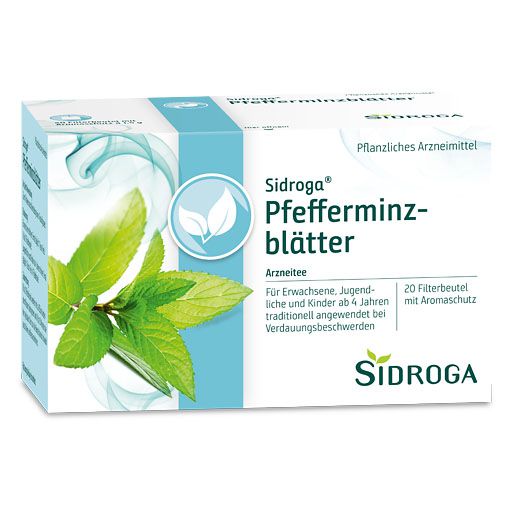 SIDROGA Pfefferminzblätter Tee Filterbeutel* 20x1,5 g