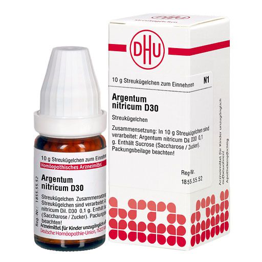 ARGENTUM NITRICUM D 30 Globuli* 10 g