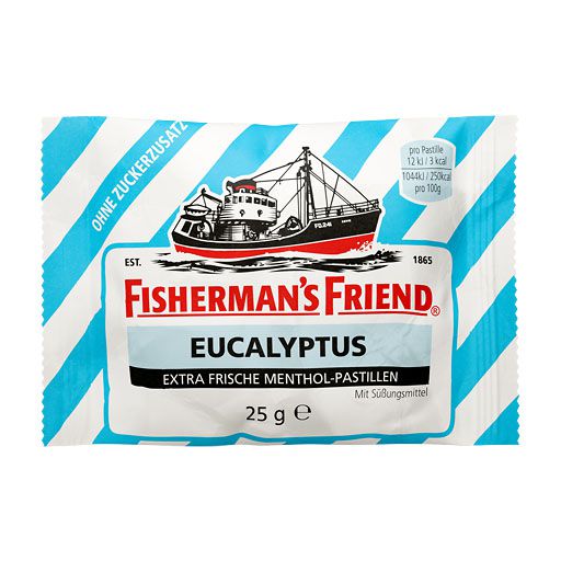 FISHERMANS FRIEND Eucalyptus ohne Zucker Pastillen 25 g