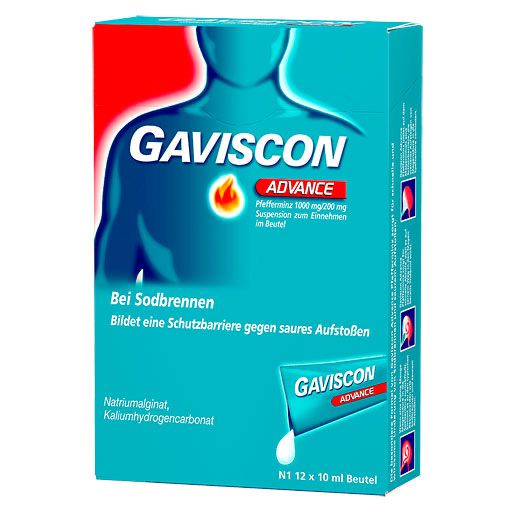 GAVISCON Advance Pfefferminz Suspension* 12x10 ml