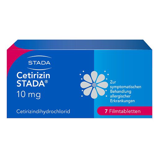CETIRIZIN STADA 10 mg Filmtabletten* 7 St