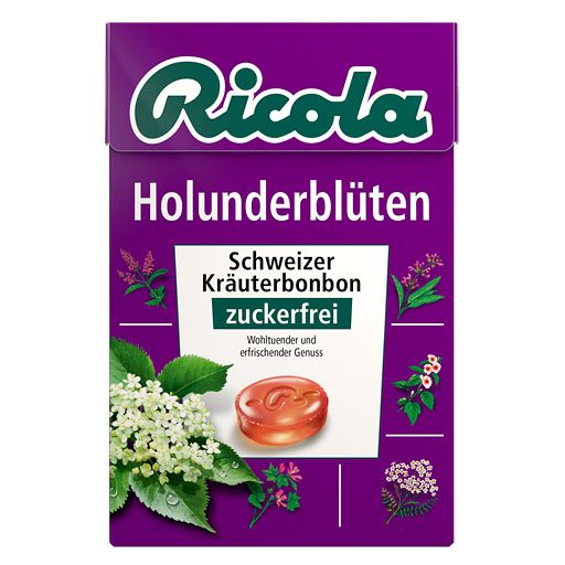 RICOLA o. Z. Box Holunderblüten Bonbons 50 g