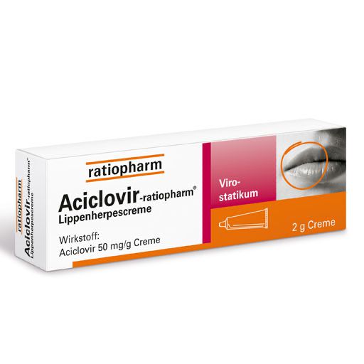 ACICLOVIR-ratiopharm Lippenherpescreme* 2 g