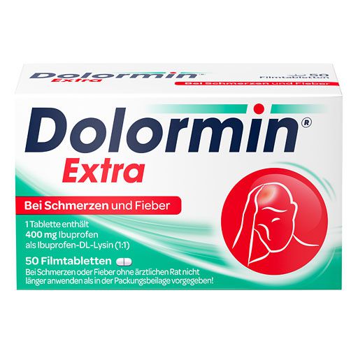 Dolormin® Extra bei Schmerzen und Fieber* 50 St
