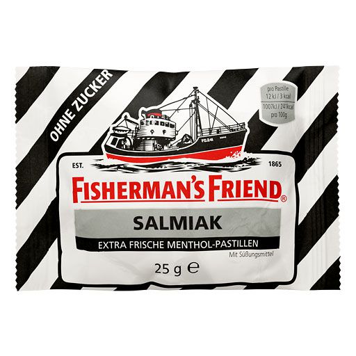 FISHERMANS FRIEND Salmiak ohne Zucker Pastillen 25 g
