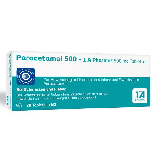 PARACETAMOL 500-1A Pharma Tabletten* 20 St