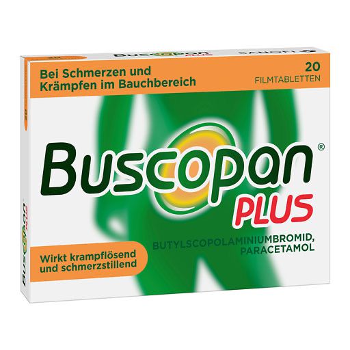 BUSCOPAN plus 10 mg/500 mg Filmtabletten* 20 St