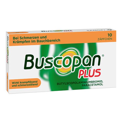 BUSCOPAN plus 10 mg/800 mg Suppositorien* 10 St
