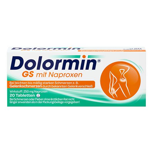 Dolormin® GS mit Naproxen bei Gelenkschmerzen* 20 St