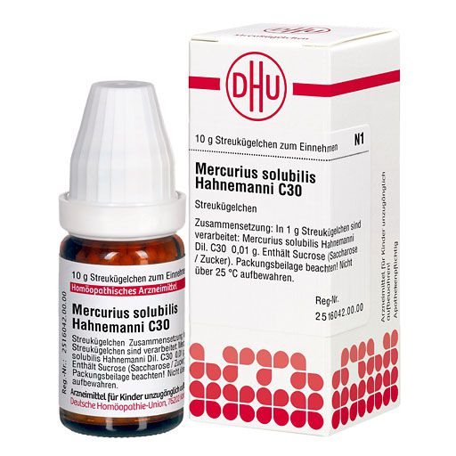 MERCURIUS SOLUBILIS Hahnemanni C 30 Globuli* 10 g