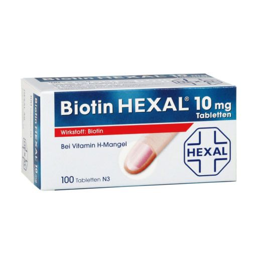 BIOTIN HEXAL 10 mg Tabletten* 100 St