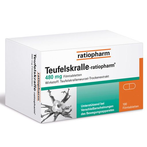 TEUFELSKRALLE-ratiopharm - bei Gelenkschmerz* 100 St