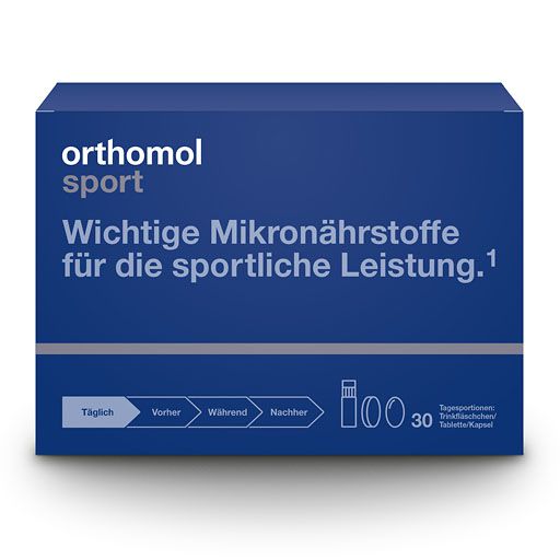 ORTHOMOL Sport Trinkfläschchen/Tabl. /Kaps. Kombip.