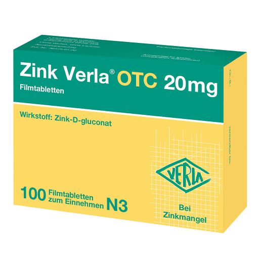 ZINK VERLA OTC 20 mg Filmtabletten* 100 St