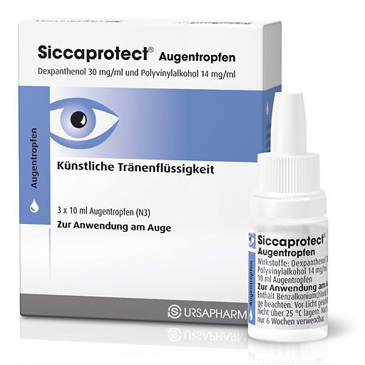 SICCAPROTECT Augentropfen* 3x10 ml