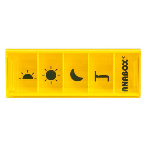 ANABOX Tagesbox gelb 1 St