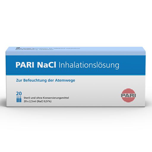 PARI NaCl Inhalationslösung Ampullen 20x2,5 ml
