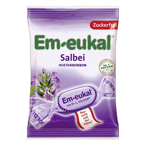 EM-EUKAL Bonbons Salbei zuckerfrei 75 g