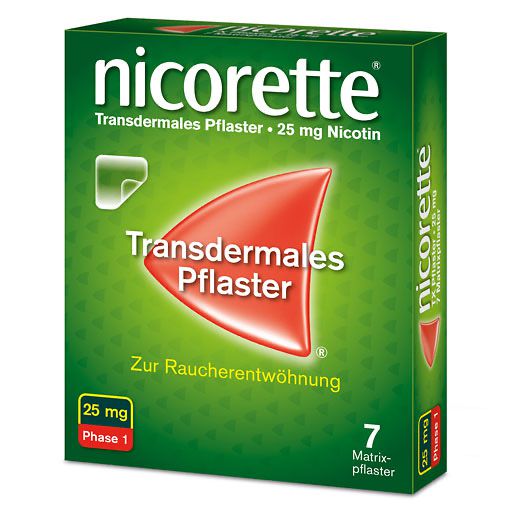 nicorette® 7 Nikotinpflaster, 25 mg Nikotin* 7 St