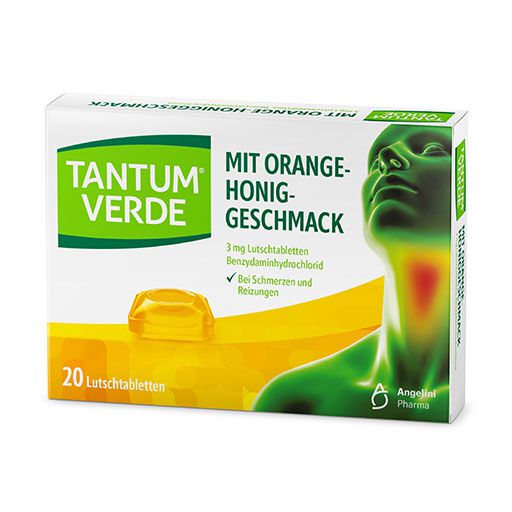 TANTUM VERDE 3 mg Lutschtabl. m. Orange-Honiggeschm.* 20 St