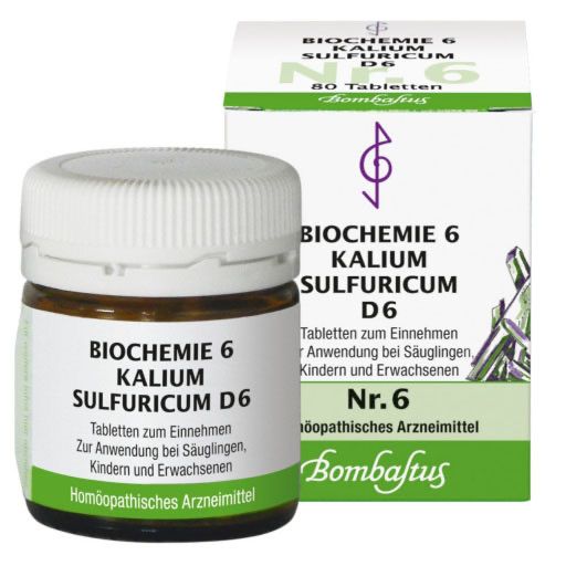 BIOCHEMIE 6 Kalium sulfuricum D 6 Tabletten* 80 St