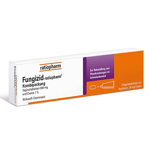 FUNGIZID-ratiopharm 3 Vag.-Tbl.+ 20g Creme* 1 P