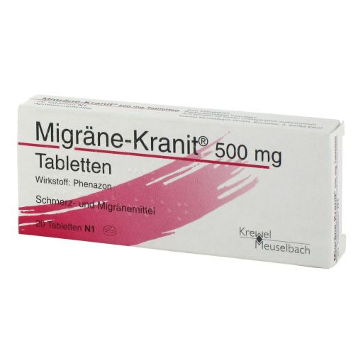 MIGRÄNE KRANIT 500 mg Tabletten* 20 St