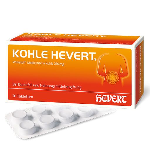 KOHLE Hevert Tabletten* 50 St