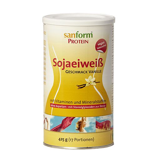 SANFORM Protein Sojaeiweiß Vanille Pulver 425 g