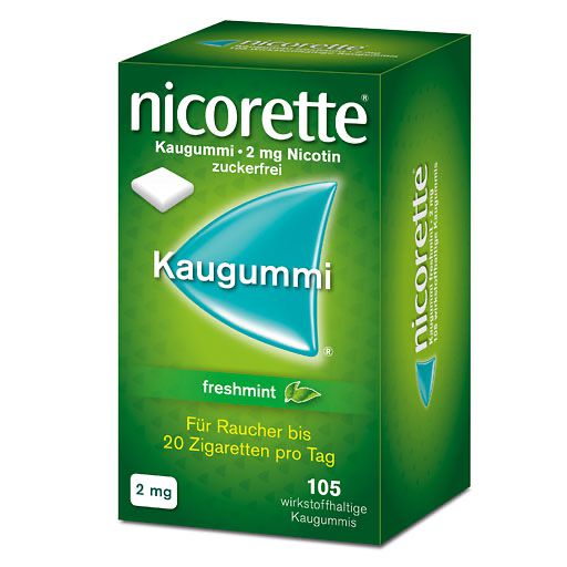 nicorette® Kaugummi freshmint, 2 mg Nikotin