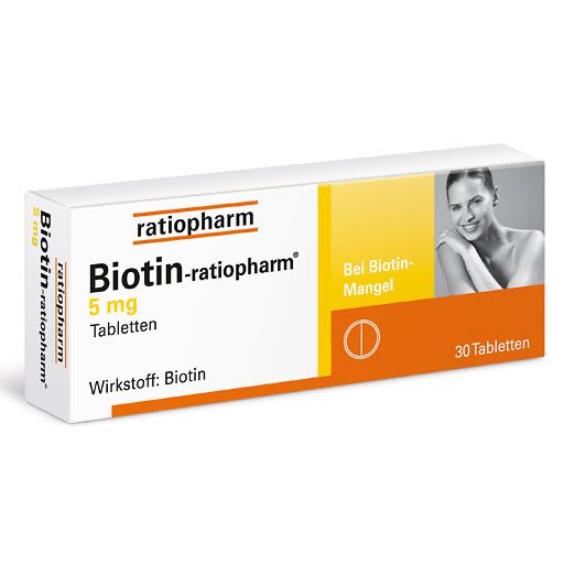 BIOTIN-RATIOPHARM 5 mg Tabletten* 90 St