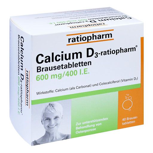 CALCIUM D3-ratiopharm Brausetabletten* 40 St