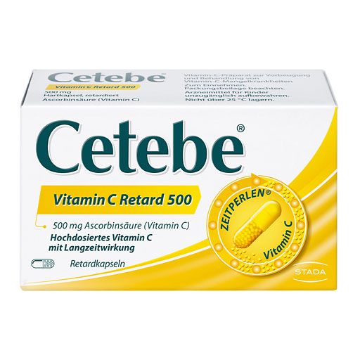 CETEBE Vitamin C Retardkapseln 500 mg* 120 St