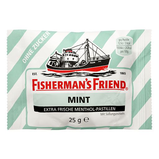 FISHERMANS FRIEND mint ohne Zucker Pastillen 25 g