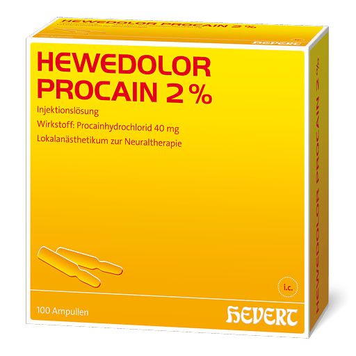 HEWEDOLOR Procain 2% Injektionslösung in Ampullen* 100 St