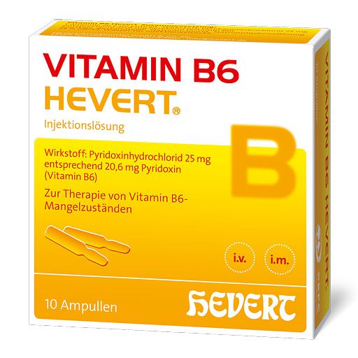 VITAMIN B6 HEVERT Ampullen* 10x2 ml
