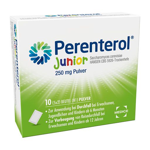 PERENTEROL Junior 250 mg Pulver Btl.* 10 St