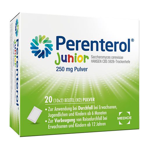 PERENTEROL Junior 250 mg Pulver Btl.* 20 St