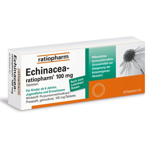 ECHINACEA-RATIOPHARM 100 mg Tabletten* 50 St