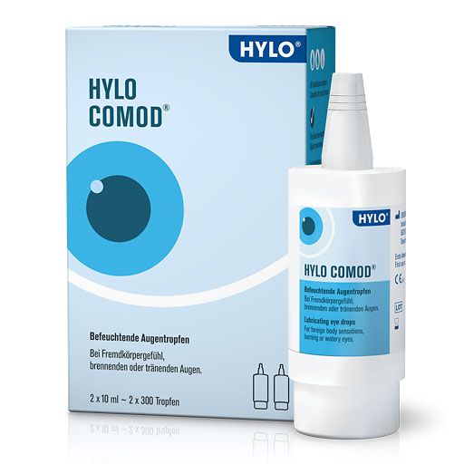 HYLO-COMOD Augentropfen 2x10 ml