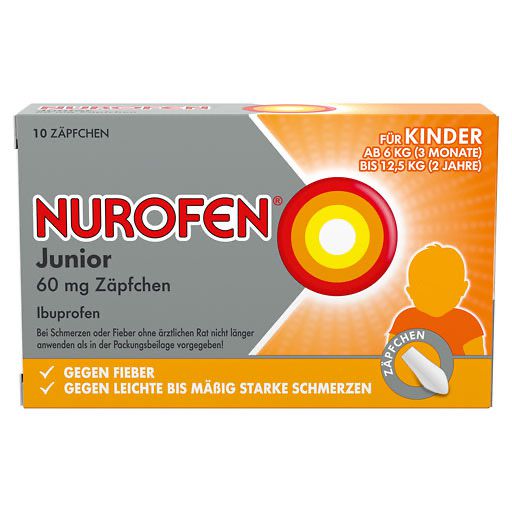 NUROFEN Junior 60 mg Zäpfchen* 10 St