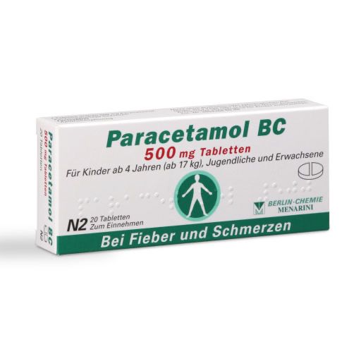 PARACETAMOL BC 500 mg Tabletten* 20 St