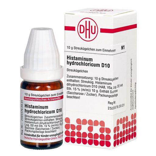 HISTAMINUM hydrochloricum D 10 Globuli* 10 g