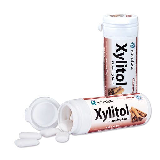 MIRADENT Xylitol Chewing Gum Zimt 30 St  