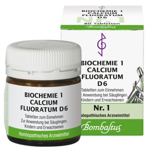 BIOCHEMIE 1 Calcium fluoratum D 6 Tabletten* 80 St
