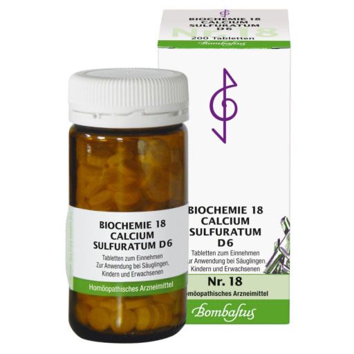 BIOCHEMIE 18 Calcium sulfuratum D 6 Tabletten* 200 St