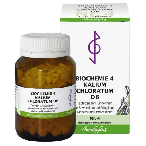 BIOCHEMIE 4 Kalium chloratum D 6 Tabletten* 500 St