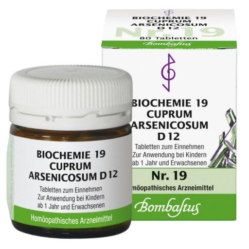 BIOCHEMIE 19 Cuprum arsenicosum D 12 Tabletten* 80 St