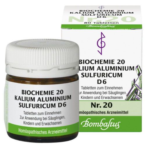 BIOCHEMIE 20 Kalium aluminium sulfuricum D 6 Tabl.* 80 St